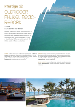 54-55 Outrigger Phuket Beach Resort Bangtao Bay - Phuket 