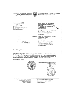 Sozialsprengel Unterland - Bezirksgemeinschaft &Uuml;beretsch