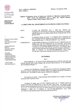 Universit&agrave; Ca