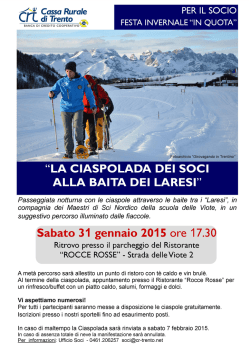 D.S!&icirc;l!&icirc;ilfgwo FESTA INVERNALE &ldquo;IN QUOTA&rdquo;