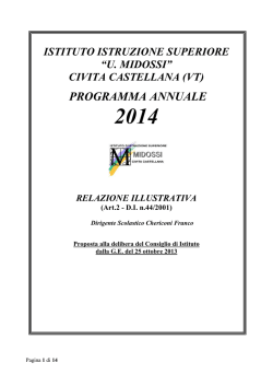 firmatorelaz DS bilancio 2014 - IIS U. Midossi di Civita Castellana