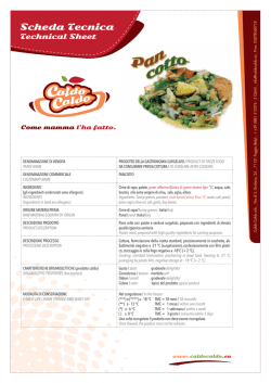 Scheda Tecnica
