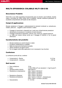 MALTA EPOSSIDICA COLABILE HILTI CB