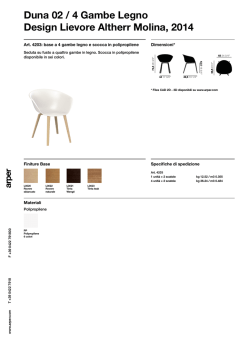 Scarica PDF Duna 02 - 4 gambe legno
