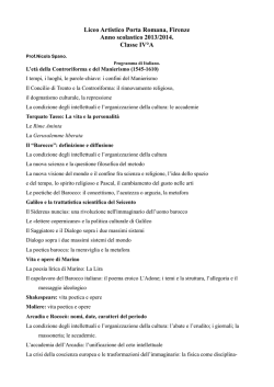 4A - Artistico Porta Romana Firenze