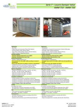 scheda tecnica del prodotto - Amm-Tech