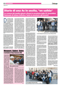 Diario di una Ac in uscita, &ldquo;en salida&ldquo;