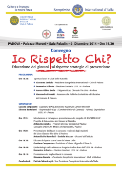 Io Rispetto Chi - Liceo Tito Livio