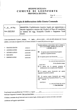 Conferimento incarico legale per opposizione a decreto ingiuntivo
