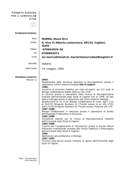 Curriculum Vitae Europeo