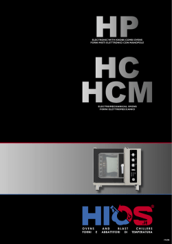 Scopri i modelli di forni professionali HC-HCM