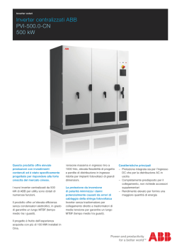 Inverter centralizzati ABB PVI-500.0-CN 500 kW