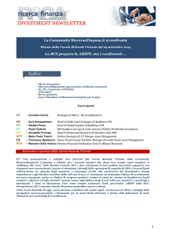 Qui &egrave; possibile scaricare le minute della tavola rotonda