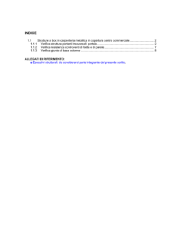 Relazione di calcolo strutture (D.M.14.01.2008)