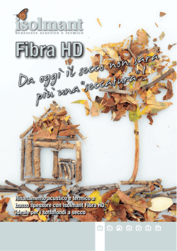 Scarica la brochure Fibra HD