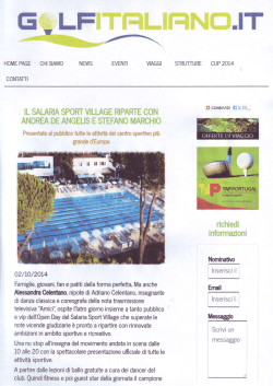 IL SAL-ARIA $P#RT VILI.,AGT RIPARTH COT{ ANDREA DT