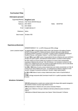 Scaglione Lucia - Asp di Siracusa