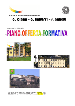 G. CIGNA – G. BARUFFI – f. GARELLI - Istituto Cigna - Baruffi