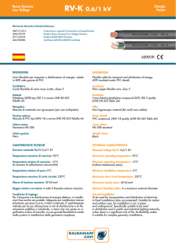 RV-K 0,6/1 kV - Baldassari Cavi