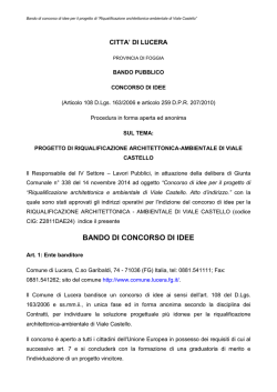 scarica bando - diario: quotidiano di Architettura