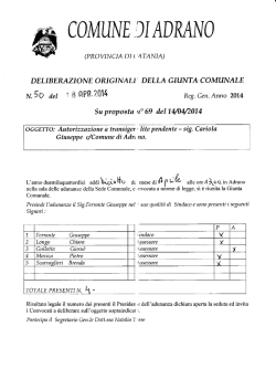 delgm.50 - Comune di Adrano