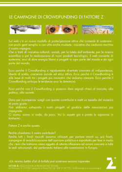 Scarica qui la presentazione delle campagne in formato