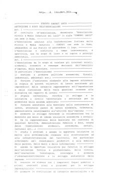 Statuto - Confapi Lazio