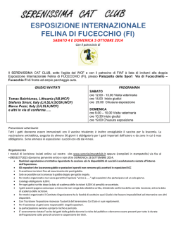 invito completo - Serenissima Cat Club