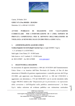 bando - Provincia di Caserta