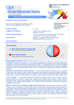 Scheda Informativa Gpf az int dinamica