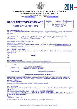 pdf partenti - Sport Today