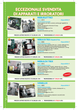 COMUNICATO UFFICIALE N.01