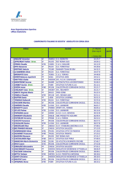 Specifiche funzionali tracciato record consuntivo ECM