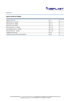 INDICE LISTINO LED OSRAM