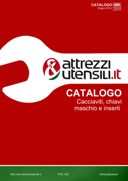 CATALOGO - Attrezzi e utensili