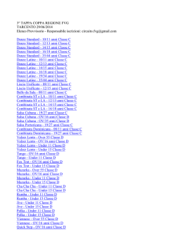 lista iscritti - Friuli Venezia Giulia