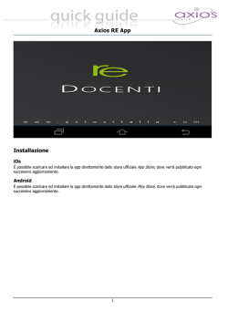 Axios RE App Installazione