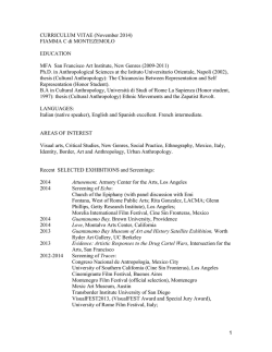 Download CV - Fiamma Montezemolo