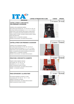 listino attrezzatura clima