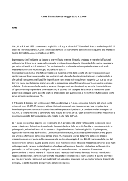 Corte di Cassazione 29 maggio 2014, n. 12046