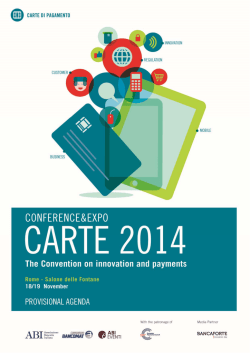 Seguici su Twitter with #carte2014
