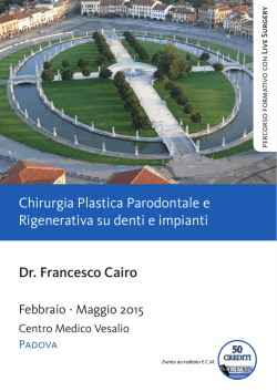 Chirurgia Plastica Parodontale e Rigenerativa su denti e