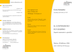 Programma - Almaiura