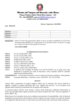 Gara per affidamento servizio bus visite guidate anno 2015