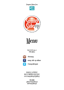 Sfoglia il nostro Menu