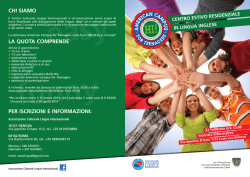 am erican campu s for teenagers hi! centro estivo residenziale