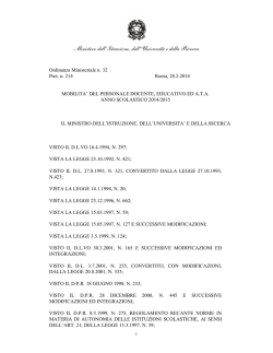 OM n.32 mobilit&agrave; 2014-15