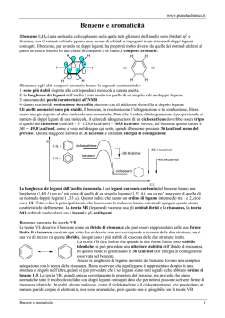 Benzene e aromaticità
