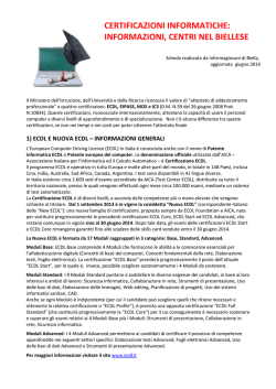certificazioni informatiche