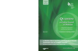 QUADERNI - Italian Journal of Medicine 2014